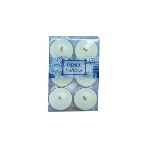 6pc Pack -french Vanilla Tealights