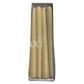 250mm Unwrapped Taper - Cream (12pk)