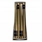 250mm Wrapped Taper -metallic Gold