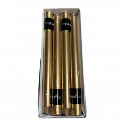 250mm Straight Sided -metallic Gold