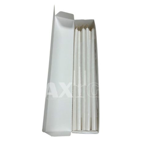9x260mm Thin Taper Candle White (box 25)