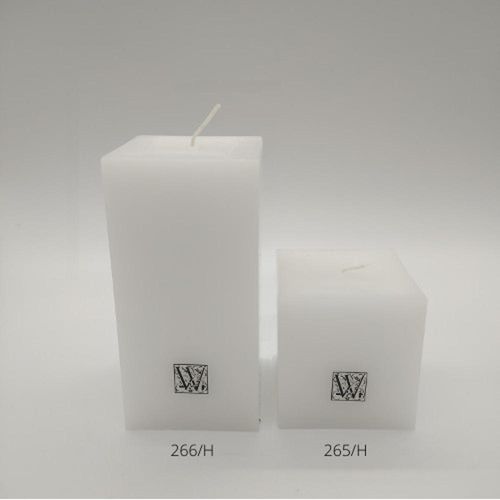 75x75x150mm Cube (square) Candle -white
