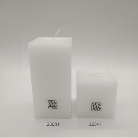 75x75x75mm Cube (square) Candle -white