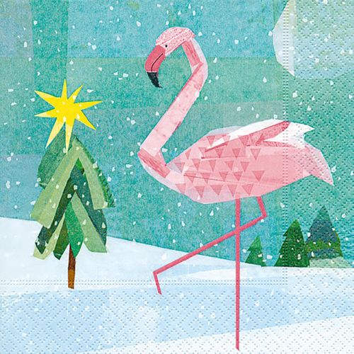 Luncheon - Winter Flamingo