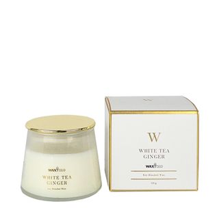 125g Jar Candle W-scented Range -white Tea & Ginger