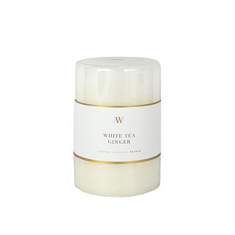 70x100mm W-scented Range Cylinder -white Tea And Ginger