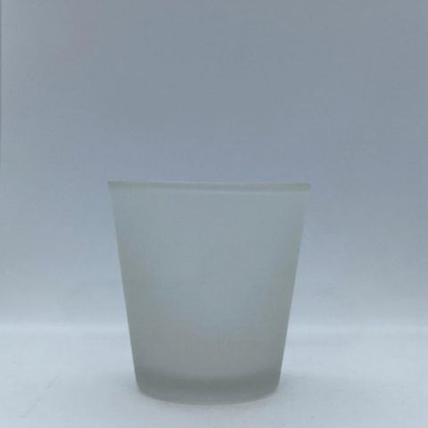 65mm Frosted Glass Votive Holder