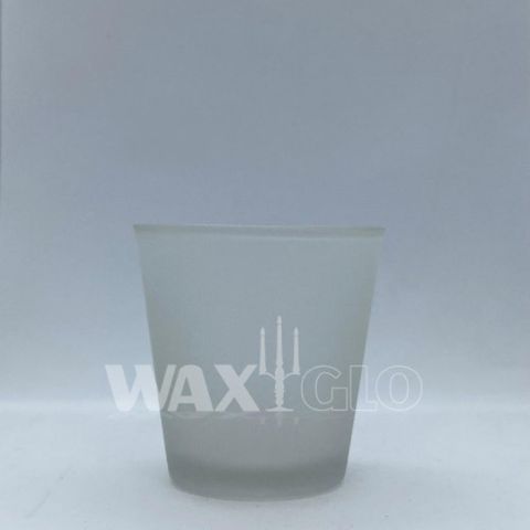 65mm Frosted Glass Votive Holder