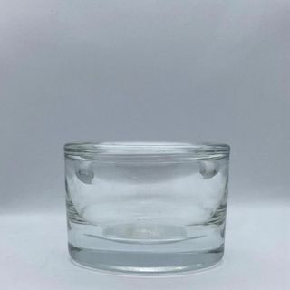 80x60mm Clear Chunky Glass T/light Holde