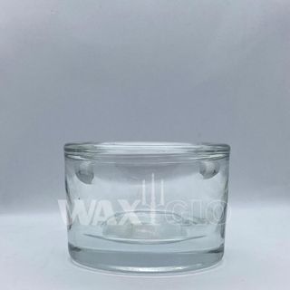 80x60mm Clear Chunky Glass T/light Holde