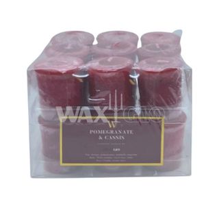 50mm Scented Votive Candle (18pk) -pomeg