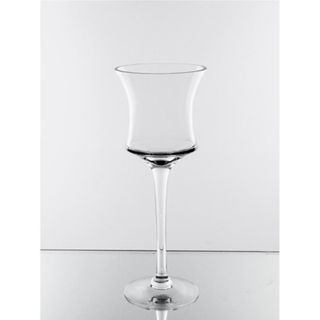70x400mm Glass Candle Holder On Stem