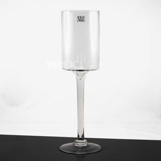130x600mm Tall Glass Cylinder On Stem