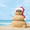 Luncheon - Beach Snowman