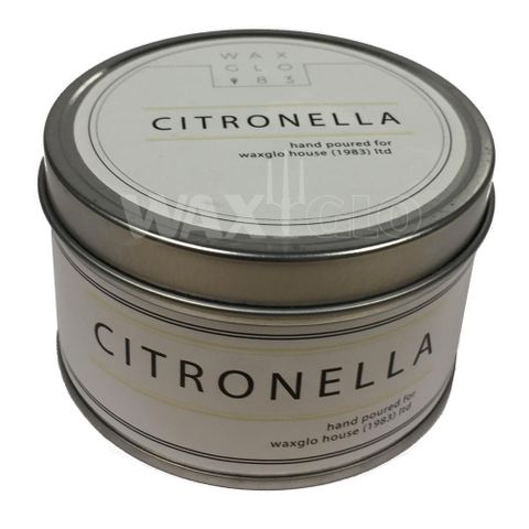 80x50mm Wax Filled Tin -citronella & Fre