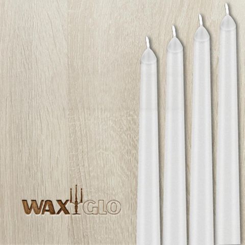 375mm Unwrapped Taper - White