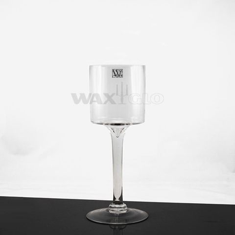 100x400mm Tall Glass Cylinder On Stem