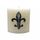 Metal Fleur De Lis Candle Pin -blue