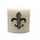 Metal Fleur De Lis Candle Pin -black