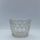 75x60mm Ornate Textured Glass Tealight H