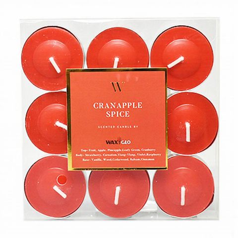 W Scented Range 4 Hour Tealights (9pk) -