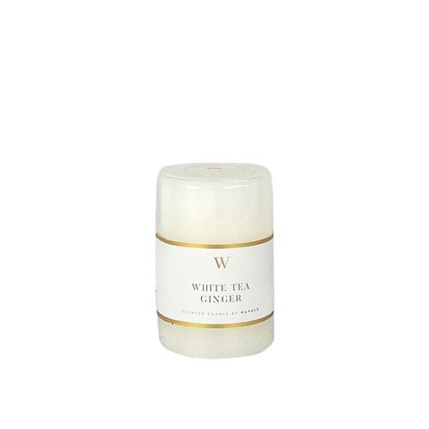 50x75mm W-scented Range Cylinder -white Tea And Ginger
