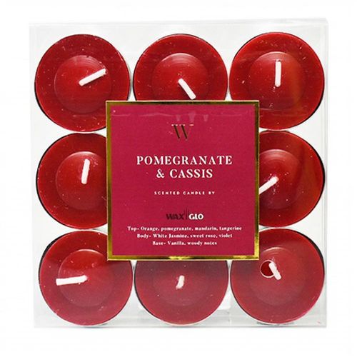 W Scented Range 4 Hour Tealight (9pk) -p