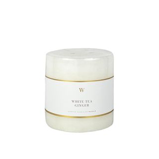 90x90mm W-scented Range Cylinder -white Tea And Ginger