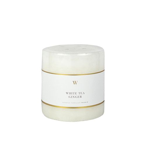 90x90mm W-scented Range Cylinder -white Tea And Ginger
