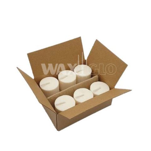 Bio Candle 48mmx40mm (6 Pack) -white