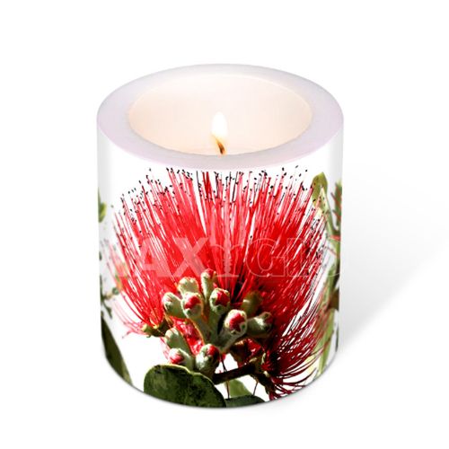Pohutukawa Lantern Candle -90mmx100mm
