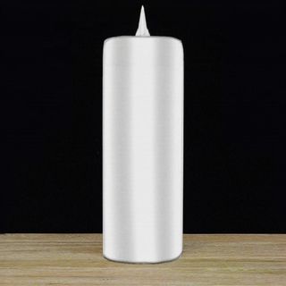 75x225mm Unwrapped Cylinder -white
