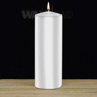 75x225mm Unwrapped Cylinder -white