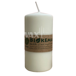 Bio Candle 60mmx120mm Cylinder -white