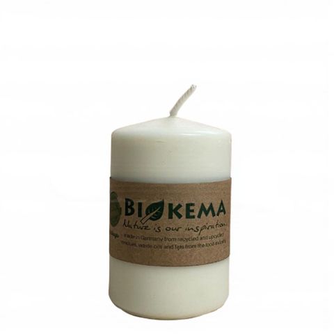 Ecocandle 60mmx90mm Cylinder -white