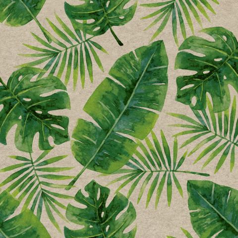 Luncheon - Tropical Leaves