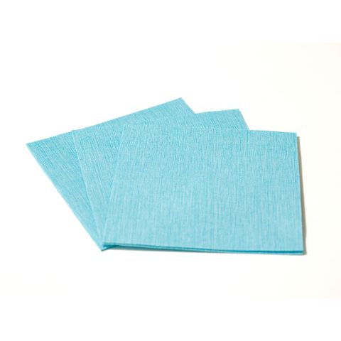 Napkin Cocktail Plain Turquoise (3)