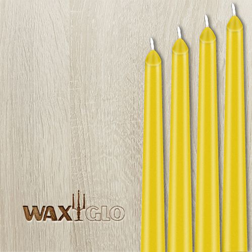 300mm Unwrapped Taper - Yellow