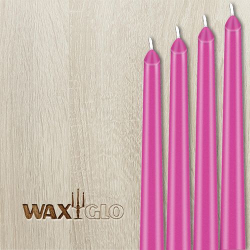 300mm Unwrapped Taper - Hot Pink