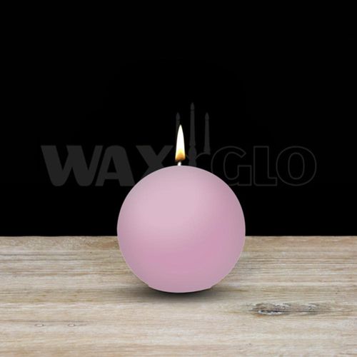 60mm Dia Ball Candle - Pink
