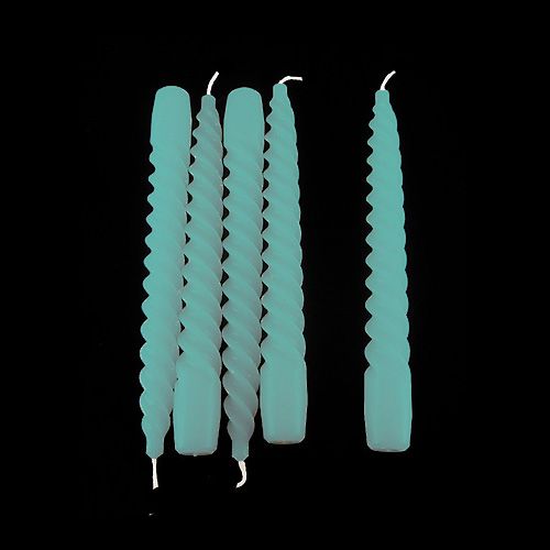 200mm Unwrapped Spiral - Turquoise