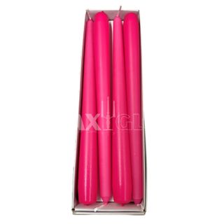 250mm Unwrapped Taper - Hot Pink