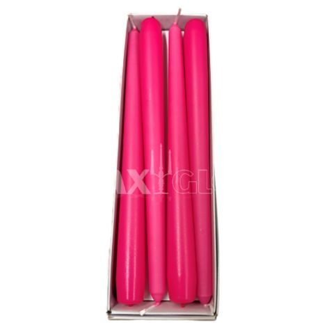 250mm Unwrapped Taper - Hot Pink