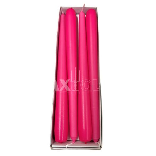 250mm Unwrapped Taper - Hot Pink