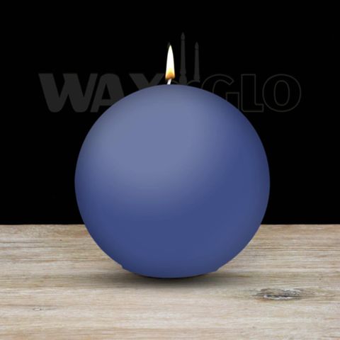 100mm Dia Ball Candle - Wedgewood Blue