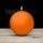 100mm Dia Ball Candle - Orange