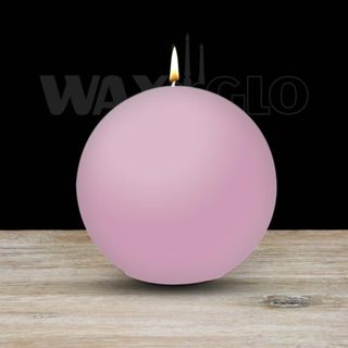 100mm Dia Ball Candle - Pink