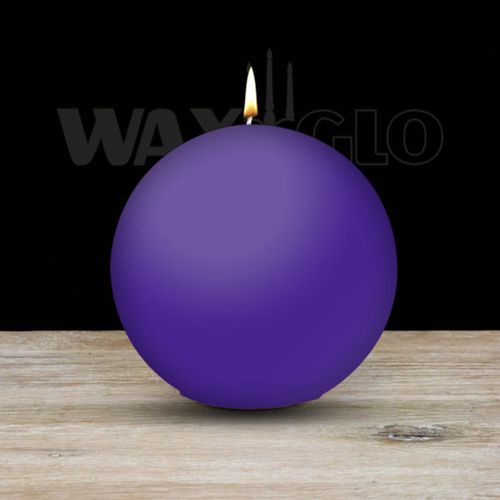 100mm Dia Ball Candle - Violet