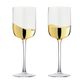 Asd Wave Wine Glasses Gold (set 2)