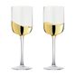 Asd Wave Wine Glasses Gold (set 2)